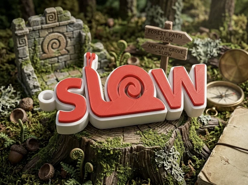 Móc khóa Portachiavi Slow - Image 1
