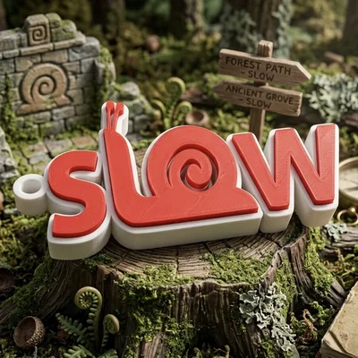 Móc khóa Portachiavi Slow
