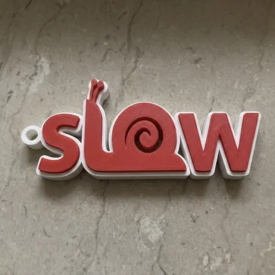 Móc khóa Portachiavi Slow