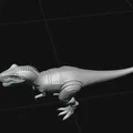 Mô hình 3D Khủng Long Robot (Robot Dinosaur) phong cách chiến đấu - Thumbnail 2