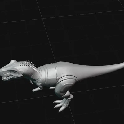 Mô hình 3D Khủng Long Robot (Robot Dinosaur) phong cách chiến đấu