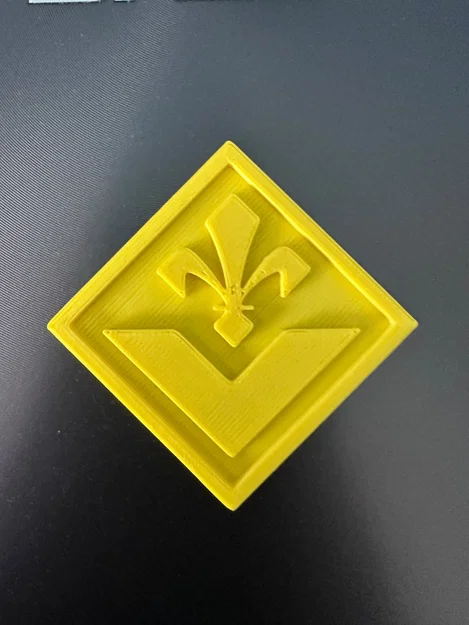 Mô hình 3D logo câu lạc bộ Fiorentina đẹp mắt để trang trí - Image 1