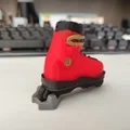Móc khóa đồ chơi Roces M12 Inline Skate (toy keyholder) - Thumbnail 4