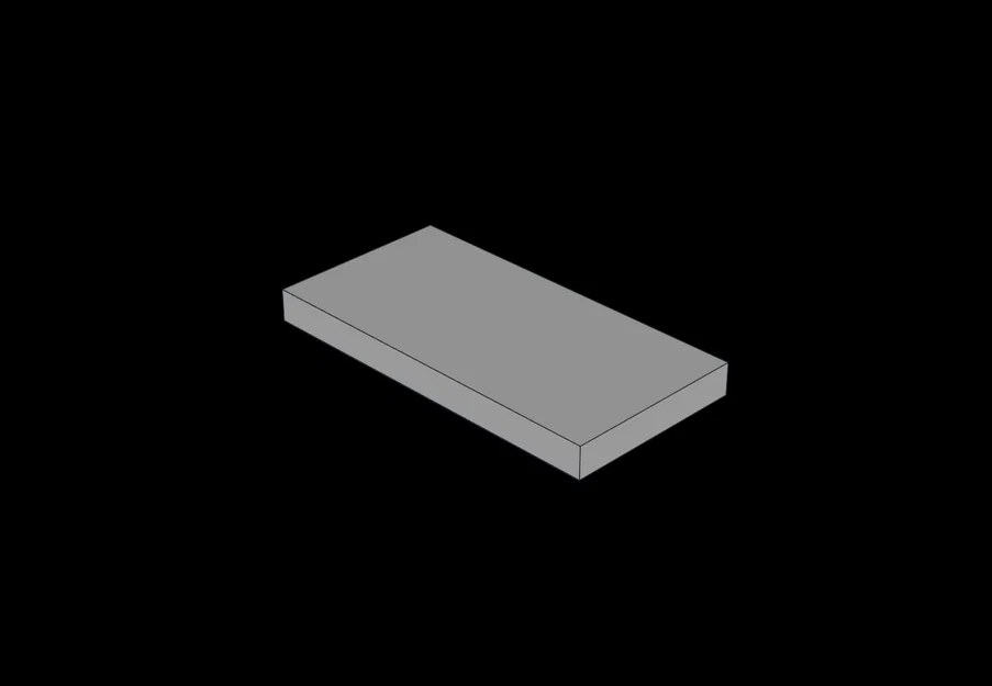 Mẫu in 3D Tile 2x4 tương thích với bộ lắp ráp Lego cực tiện lợi - Image 1