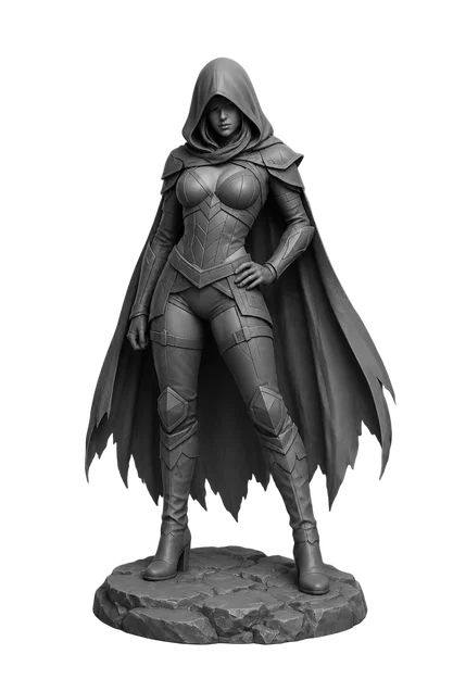 Tượng Shadow Huntress Statue (Nữ Thợ Săn Bóng Tối) - Image 1
