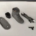 Móc khóa đồ chơi giày trượt Cougar Skates V7 7003 Inline Skate - Thumbnail 8