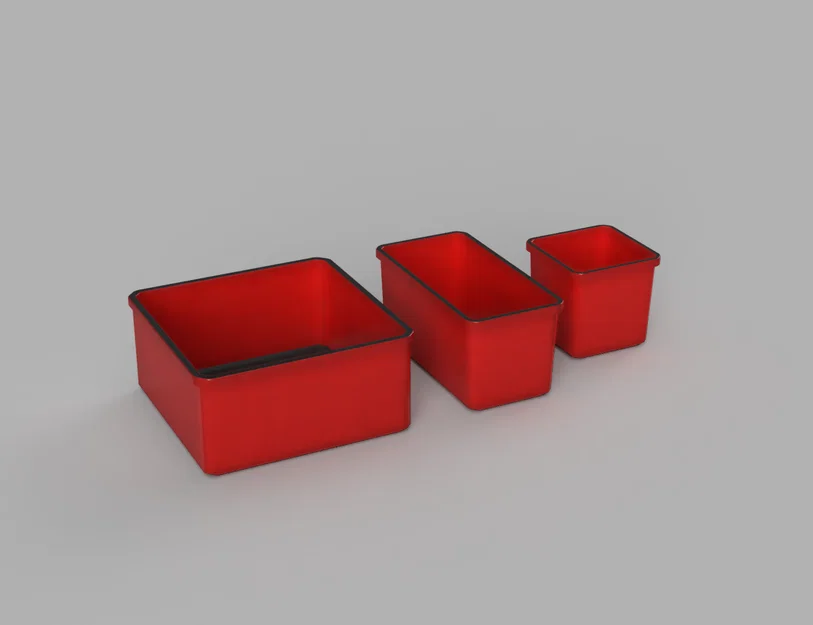 Khay Milwaukee Packout Organizer Tall Bins (Blank) - Image 1