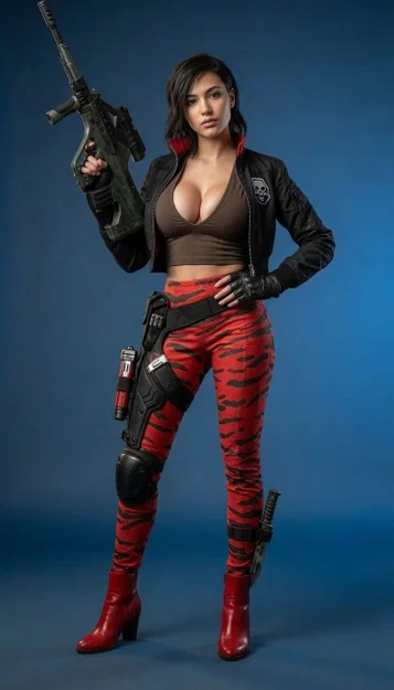 Sorana — Guerrera Cyberpunk - Image 1