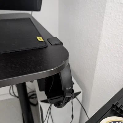 Móc treo tai nghe cho bàn IKEA BEKANT (không cần vít)