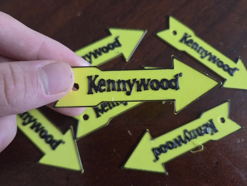 Móc khóa mũi tên Kennywood (Kennywood Arrow Keychain) - Image 1
