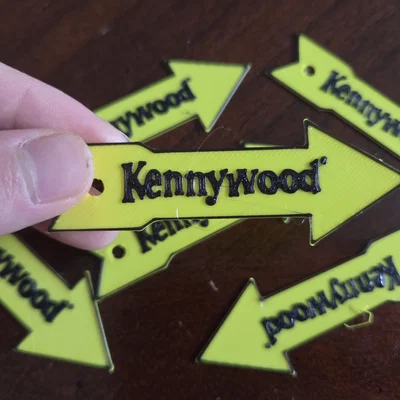Móc khóa mũi tên Kennywood (Kennywood Arrow Keychain)