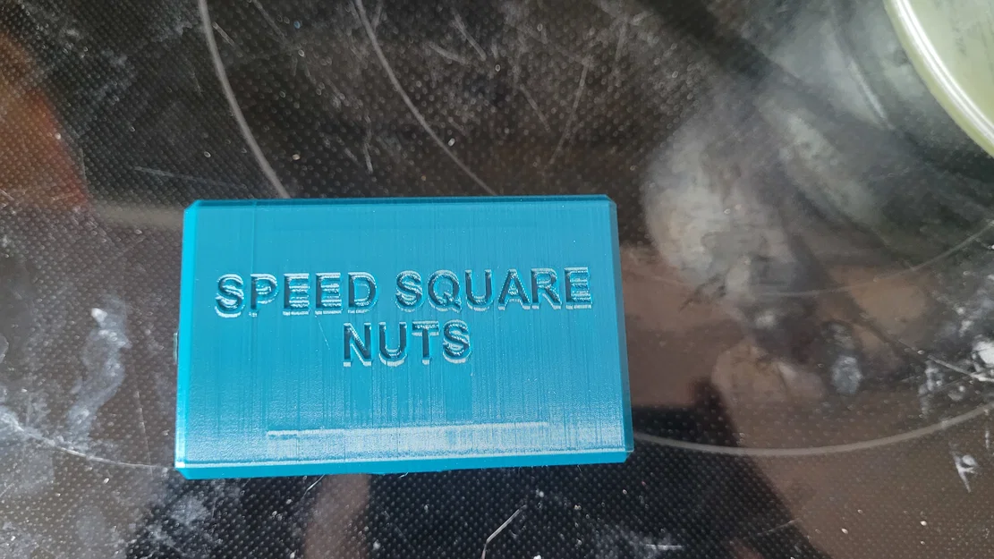Hộp đựng đai ốc cho thước đo góc Speed Square in 3D - Image 2