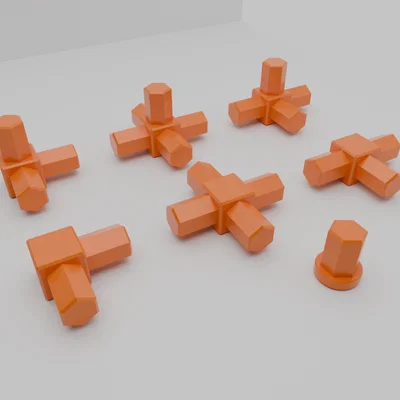 Đầu nối PVC nửa inch (Half Inch PVC Connectors)