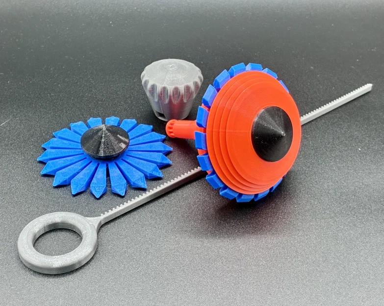 OpenSaucer – Battle Spinner modular – Mới: vòng phòng thủ gai siêu dài - Image 3