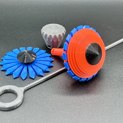 OpenSaucer – Battle Spinner modular – Mới: vòng phòng thủ gai siêu dài
