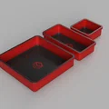 Khay Milwaukee Packout Organizer Slim Bins (Blank) - Thumbnail 1