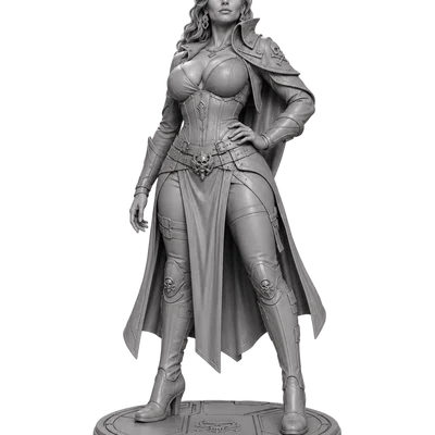 Tượng Nữ Hoàng Cướp Biển Không Gian – Space Pirate Queen Statue