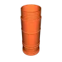 Ống đựng cuộn giấy phong cách Samurai (Samurai scroll case) in 3D - Thumbnail 2