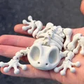 Mô hình ếch xương linh hoạt Articulated Skeleton Frog (in 3D) - Thumbnail 1