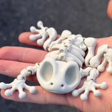 Mô hình ếch xương linh hoạt Articulated Skeleton Frog (in 3D)