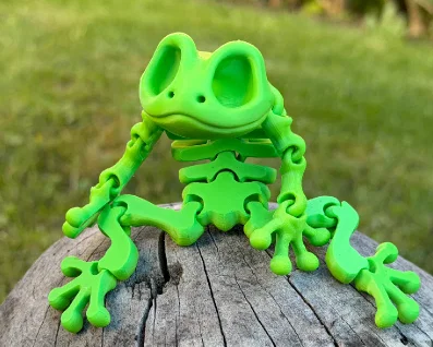 Mô hình ếch xương linh hoạt Articulated Skeleton Frog (in 3D) - Image 3