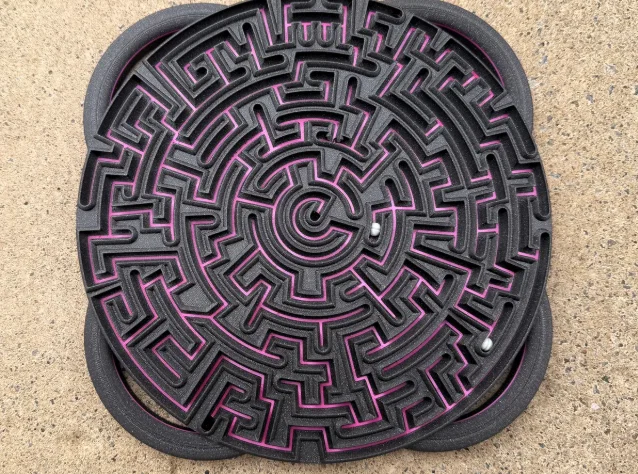 Mô hình mê cung tròn Incredible Round Marble Maze giải trí cực đã - Image 1