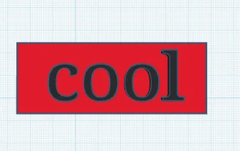 Con dấu in 3D chữ COOL độc đáo cho mọi người - Image 1