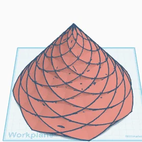 Mô hình hình nón trang trí (Cool Cone) ấn tượng cho không gian làm việc