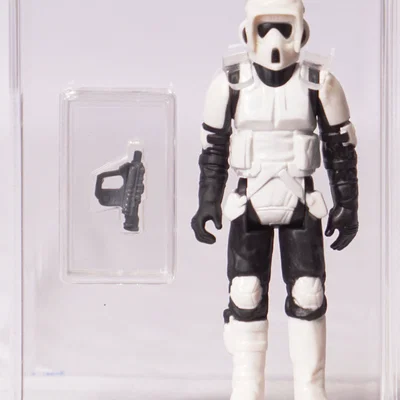 Mô hình 3D Imperial Scout Trooper phong cách cổ điển đầy chi tiết