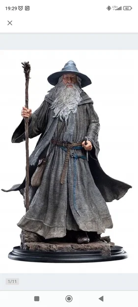Mô hình 3D Gandalf cực chi tiết cho fan Chúa tể những chiếc nhẫn - Image 1