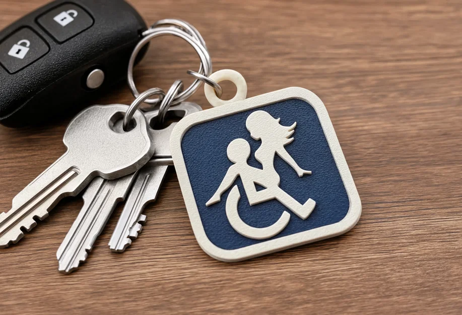Móc Khóa Accessible Companion Keychain - Image 1