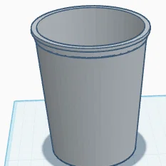 Mô hình cốc (Cup) in 3D đơn giản, đa năng tiện lợi