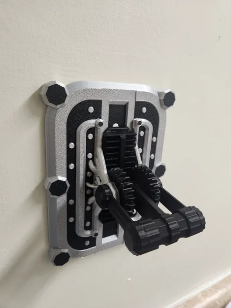 Nắp che công tắc đèn rocker cơ khí (US flat switch) - Image 1
