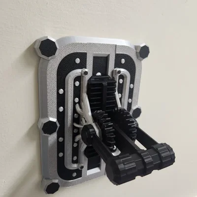 Nắp che công tắc đèn rocker cơ khí (US flat switch)