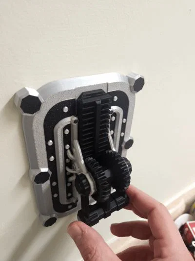 Nắp che công tắc đèn rocker cơ khí (US flat switch) - Image 2
