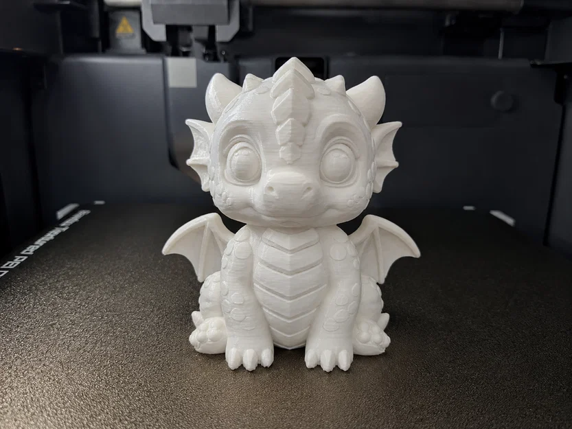 Mô hình 3D Chibi Baby Dragon: Chú Rồng Con Dễ Thương Dễ In - Image 1