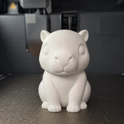 Mô hình Chibi Baby Capybara 3D dễ thương trang trí bàn làm việc