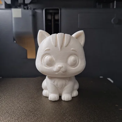 Mô hình Chibi Baby Cat đáng yêu để trang trí bàn làm việc cực đẹp