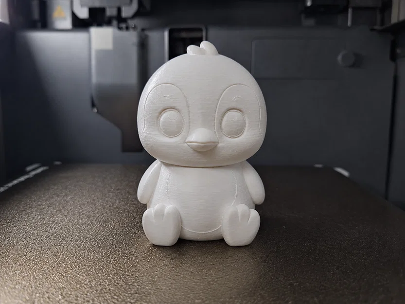 Mô hình in 3D chú chim cánh cụt Chibi dễ thương - Image 1