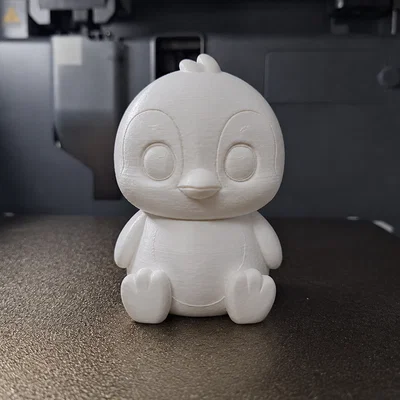 Mô hình in 3D chú chim cánh cụt Chibi dễ thương