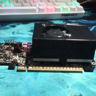 Ốp quạt custom Palit GeForce GT 640 dạng Snap-Fit