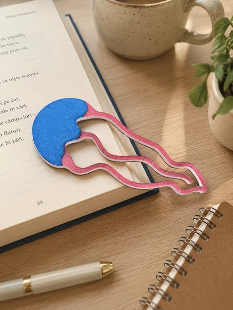 Bookmark Sứa Dễ Thương – STL In 3D - Image 1