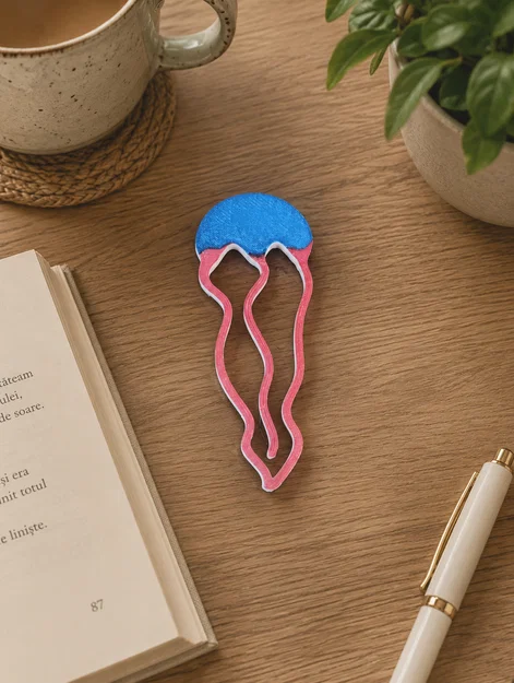 Bookmark Sứa Dễ Thương – STL In 3D - Image 3