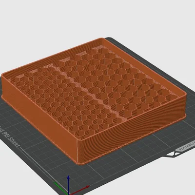 Khay 3D Tổ Ong Sắp Xếp Pin AA AAA Gọn Gàng Cho Ngăn Kéo