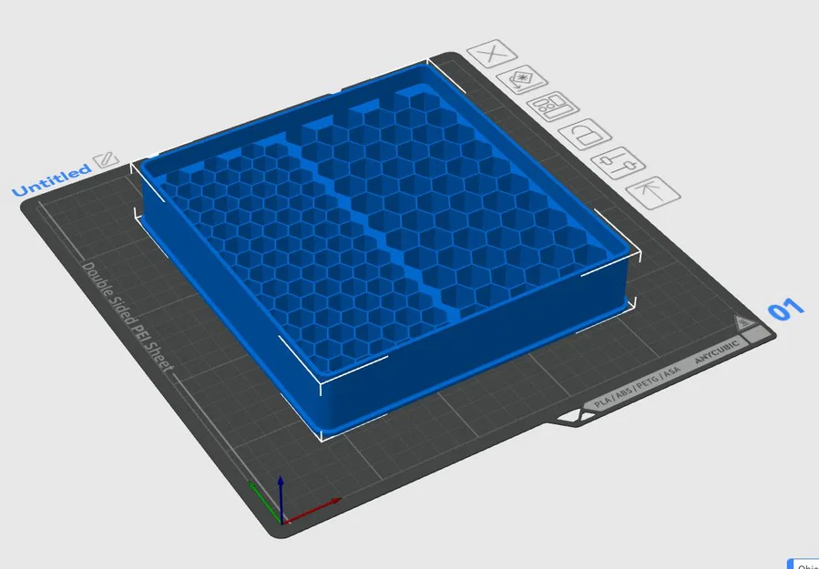 Khay 3D Tổ Ong Sắp Xếp Pin AA AAA Gọn Gàng Cho Ngăn Kéo - Image 2