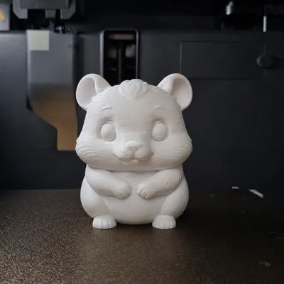Mô hình in 3D Chibi Baby Hamster siêu đáng yêu