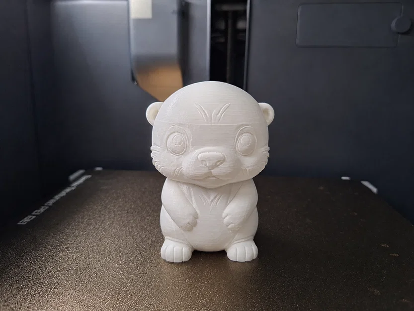 Mô hình 3D Chibi Baby Otter - Chú rái cá nhỏ siêu đáng yêu - Image 1