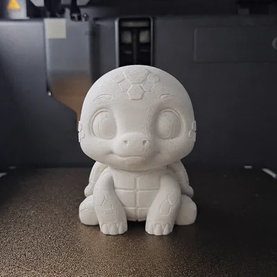 Mô hình Chibi Baby Turtle dễ thương cho người đam mê in 3D