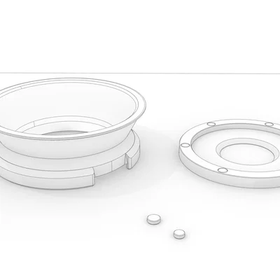 Phễu Portafilter 51mm và Mount Nam Châm (Delonghi Stilosa)