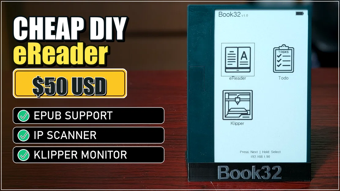 DIY eReader ESP32 giá rẻ Book32 - Image 3